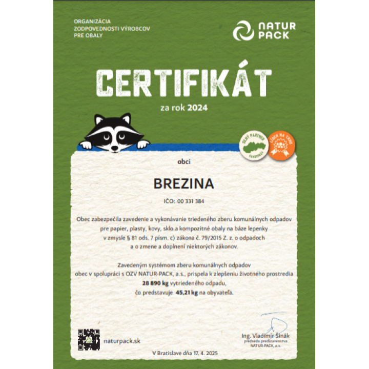 CERTIFIKÁT