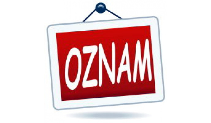 Oznam pre občanov