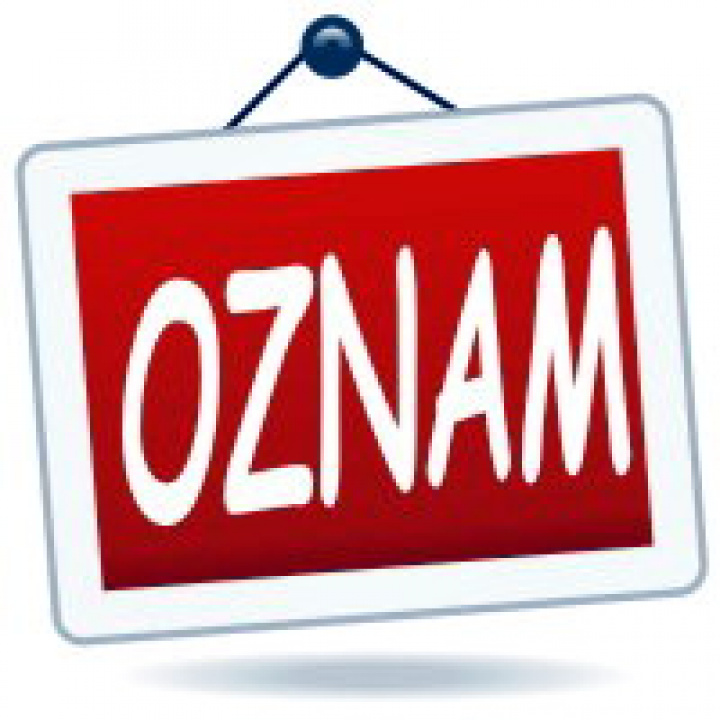 Oznam pre občanov