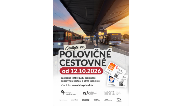 POLOVIČNÉ CESTOVNÉ od 12.10.2026