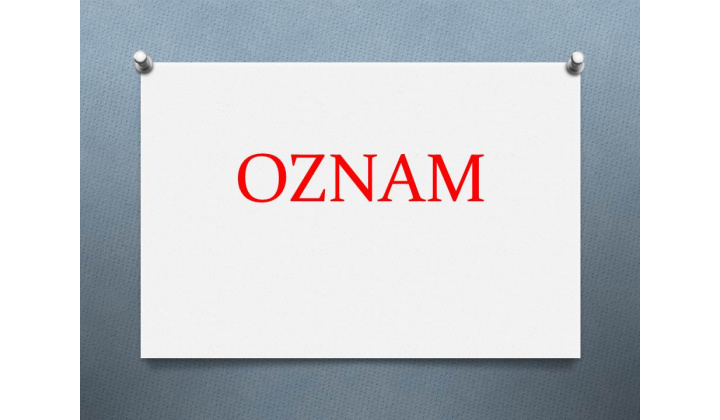 Pozvánka na valné zhromaždenie Pozemkového spoločenstva Hupčír Brezina