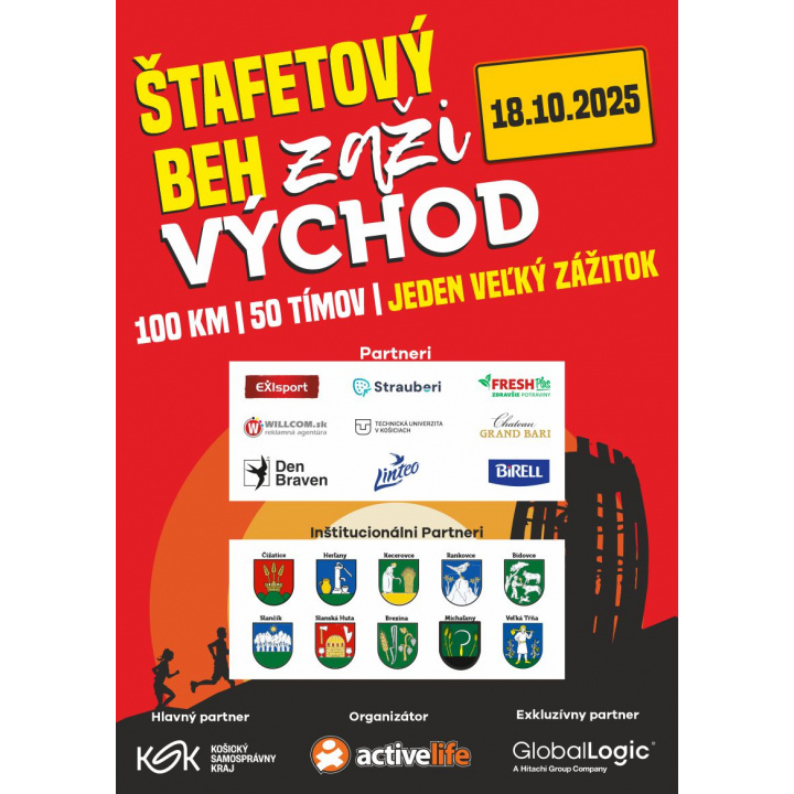 Štafetový beh Zaži Východ