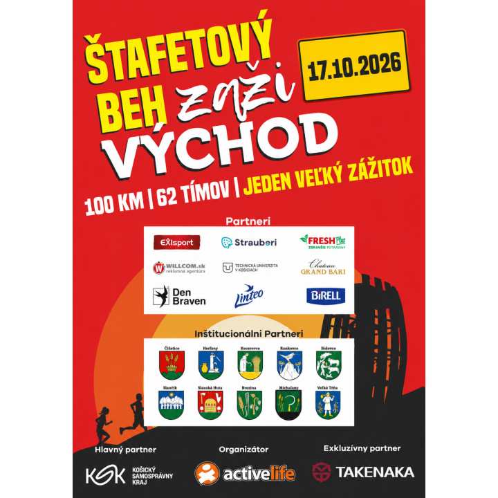 Štafetový beh ZAŽI VÝCHOD